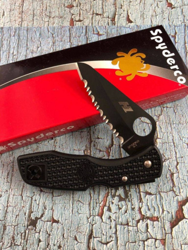 Складной нож Spyderco Salt 1 - C88SBBK фото 8
