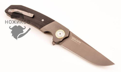 Складной нож Maxace Knife Maxace Goliath Black Steel фото 8