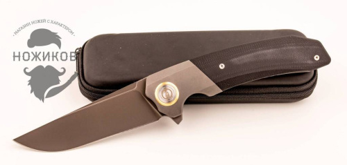 Складной нож Maxace Knife Maxace Goliath Black Steel фото 4