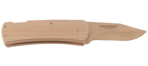 Складной нож CRKT деревянный Nathan's Knife Kit фото 4