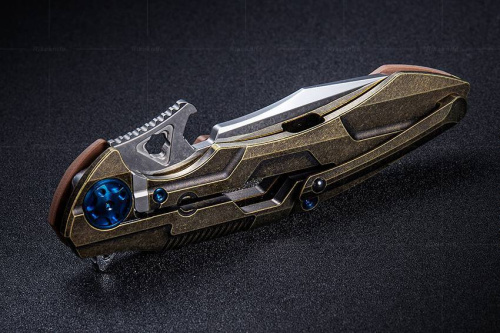 Складной нож Rikeknife M3 brown фото 3