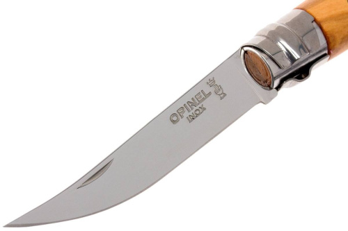 Складной нож Opinel Нож складной филейный№8 VRI Folding Slim Olivewood фото 9 Складной нож Opinel Нож складной филейный№8 VRI Folding Slim Olivewood фото 9