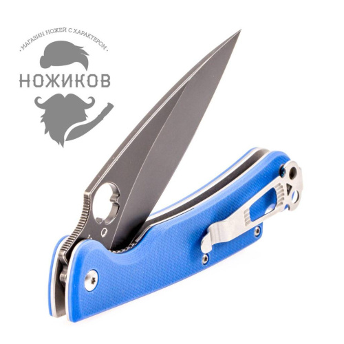 Складной нож Daggerr Sting Blue G10 Blackwash фото 7