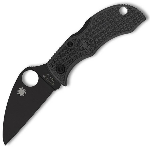 Складной нож Spyderco Manbug Wharncliffe Black сталь VG-10 Складной нож Spyderco Manbug Wharncliffe Black сталь VG-10