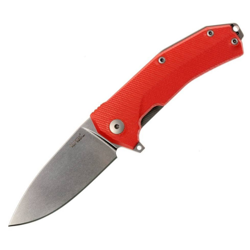 Складной нож Lion Steel KUR OR G10 Orange Flipper фото 9