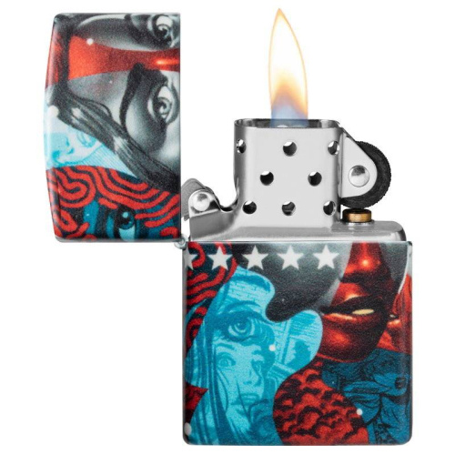 499 ZIPPO Зажигалка Zippo Tristan Eaton с покрытием White Matte фото 4